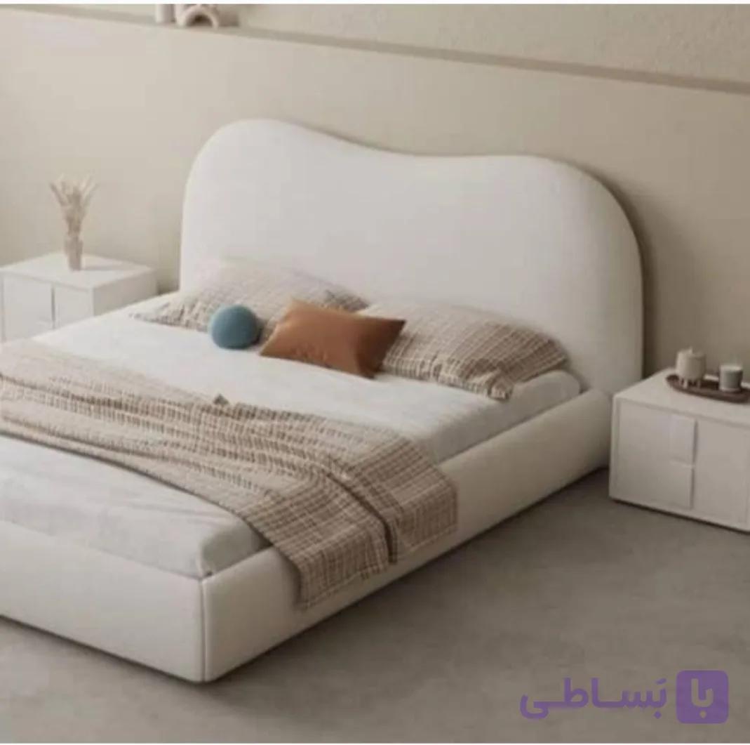 تخت خواب یک نفره تدی مدل صدف هلالی