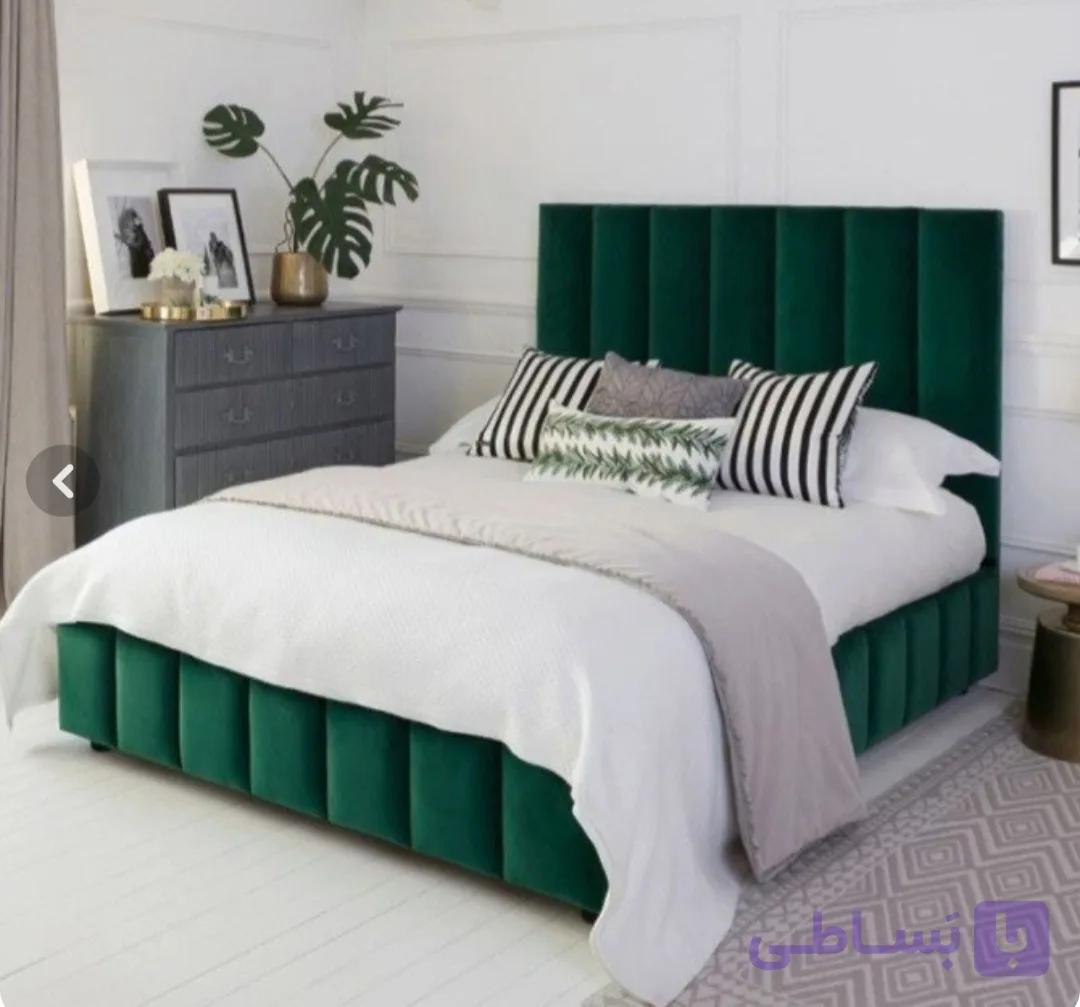تخت خواب دونفره تدی مدل ماهلین