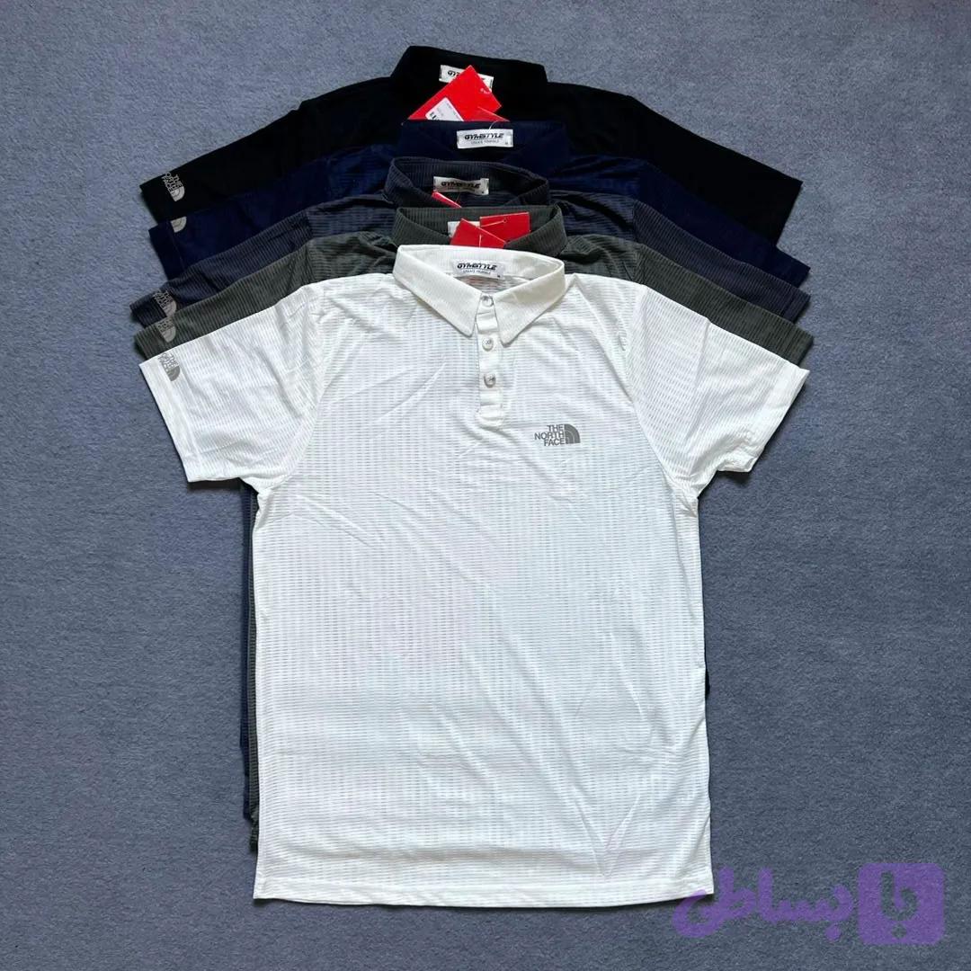 تیشرت یقه دار north face
