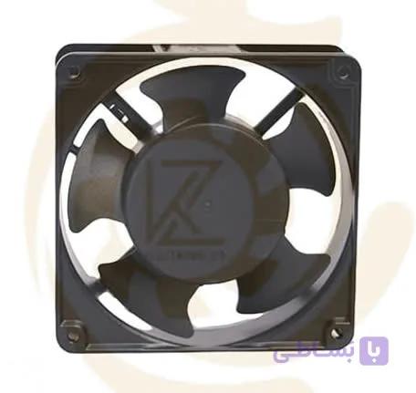فن تهویه صنعتی AC بلبرینگی 220 ولت 12×12×3.8 سانتی‌متر KZ12038S