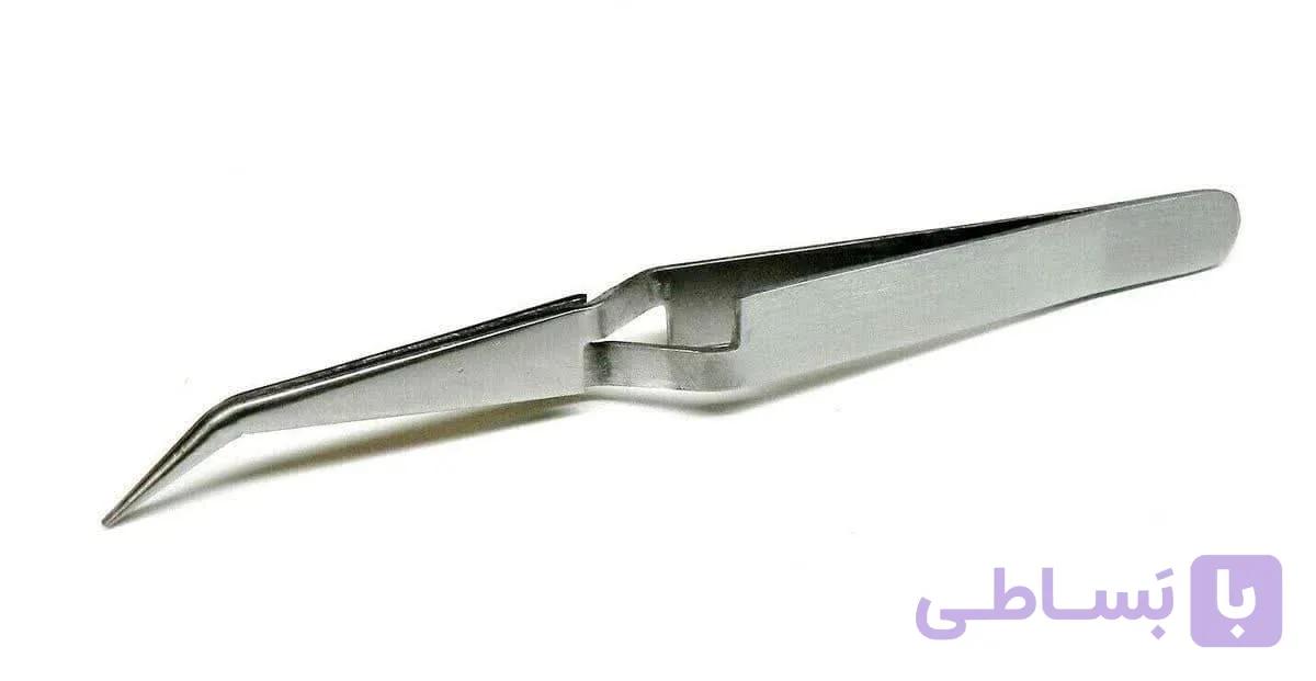 پنس معکوس سر کج استیل اورجینال A1 کوچک
