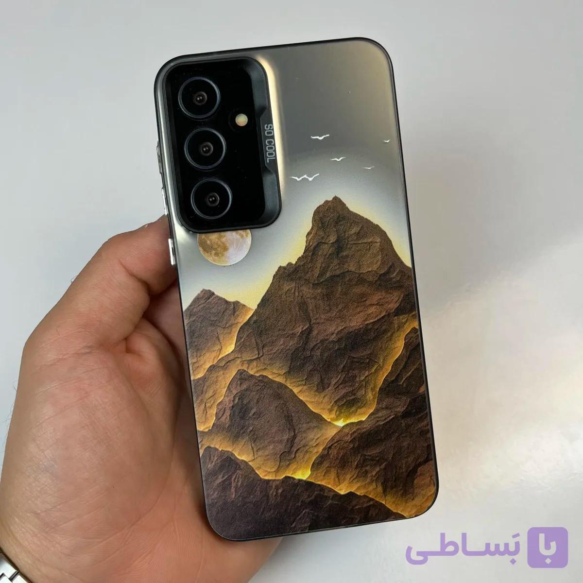 قاب سامسونگ طرح ماه و کوه SO COOL — تصویر 1