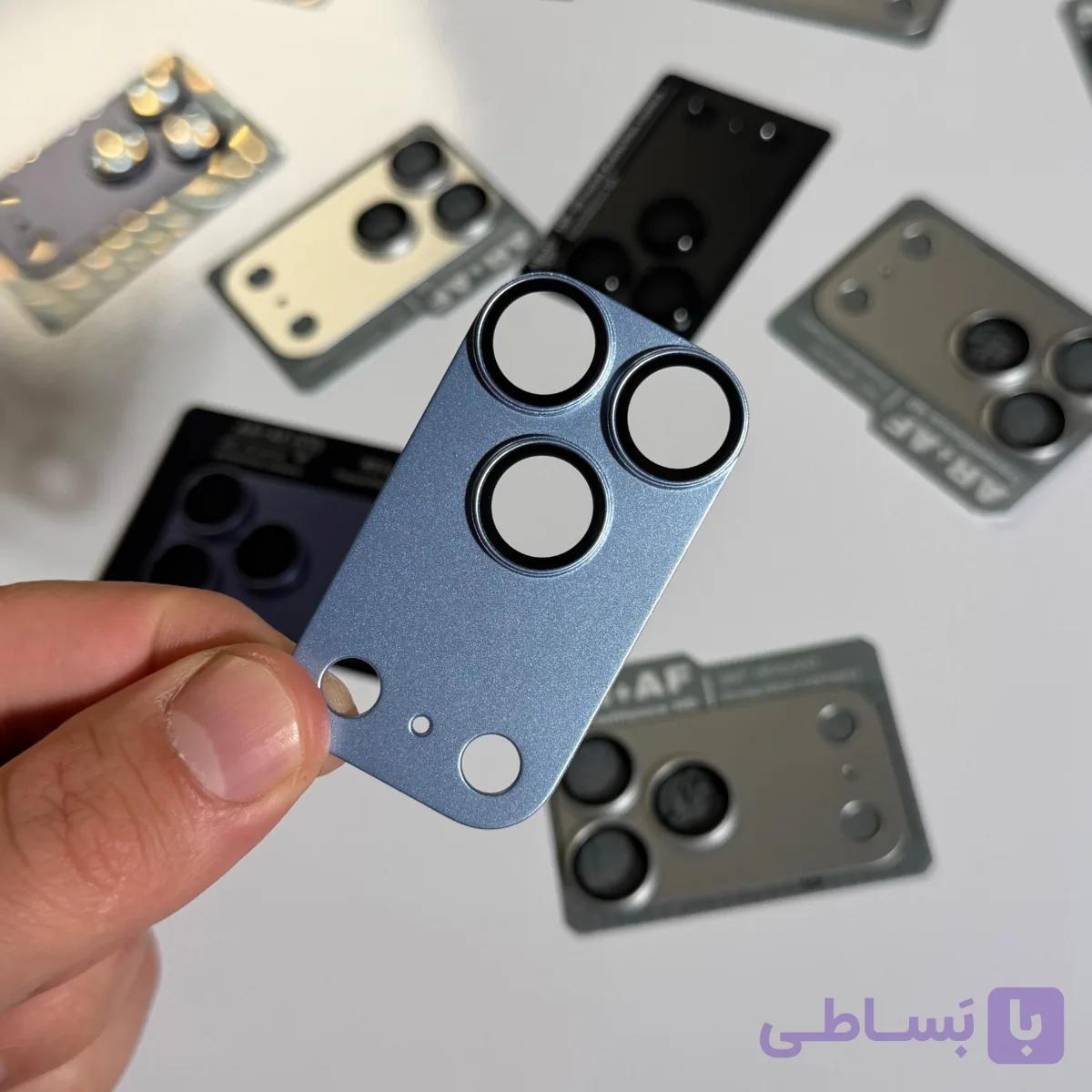 محافظ کامل لنز فلزی دوربین آیفون 18 — تصویر 1