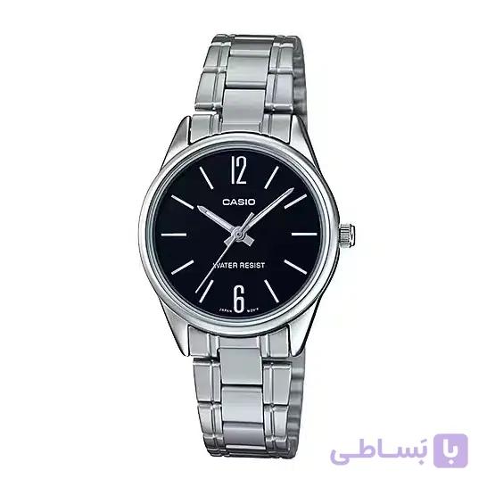 ساعت مچی زنانه Casio (کاسیو) بند فلز مدل LTP-V005D-1B | اورجینال