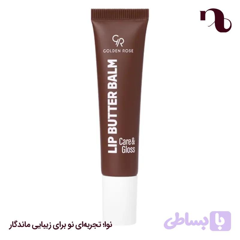 Lip Butter Balm گلدن رز بالم لب رنگی کره ای گلدن رز — تصویر 1