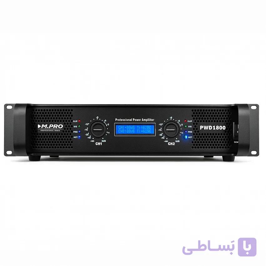 پاور آمپلی فایر ام پرو مدل M.PRO PWD1800 — تصویر 1