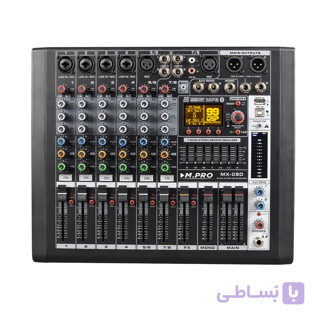 میکسر مینی ام پرو مدل M.PRO MX-08D — تصویر 1