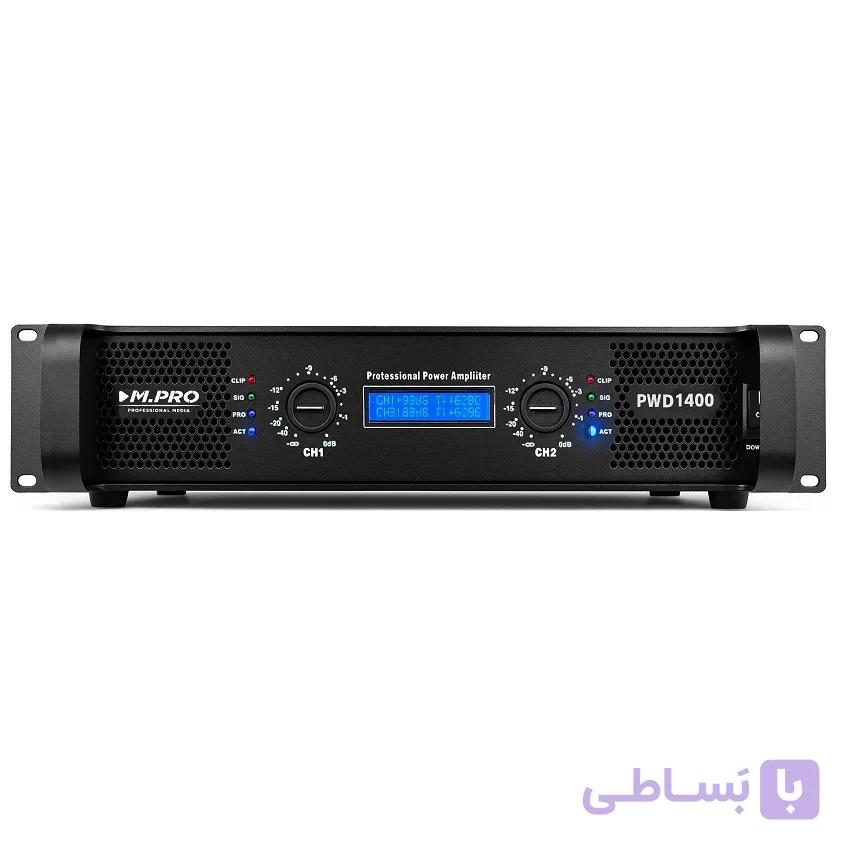 پاور آمپلی فایر ام پرو مدل M.PRO PWD1400 — تصویر 1