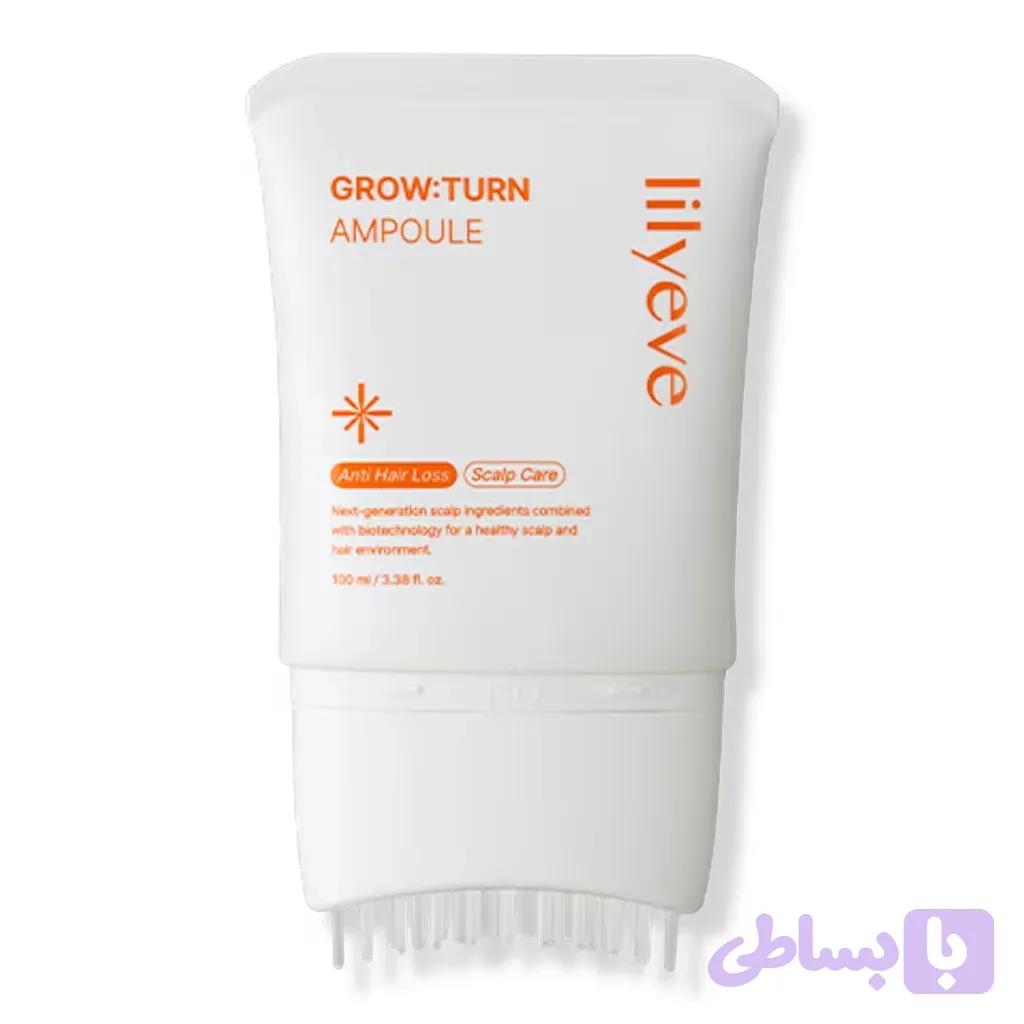 آمپول ضد ریزش مو لیلی‌اِو | Lilyeve GROW:TURN Ampoule 150ml — تصویر 1