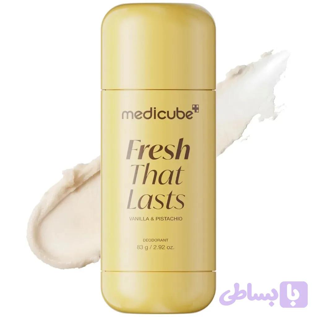 دئودورانت استیکی مدی‌کیوب Fresh That Lasts وانیل و پسته | Medicube Fresh That Lasts Vanilla & Pistachio Deodorant – 83g — تصویر 1