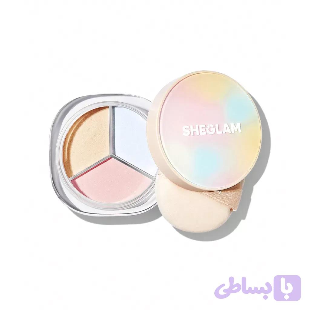 پودر فیکس 3 در 1 SHEHLAM مدل radiance ring — تصویر 1