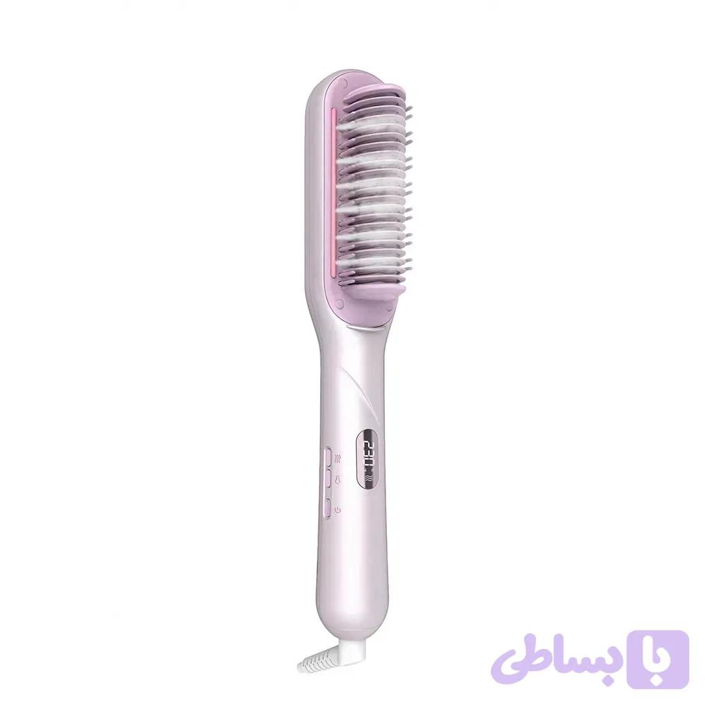 برس حرارتی بخاردار شیگلم | SHEGLAM Steam Hair Straightening Brush — تصویر 1