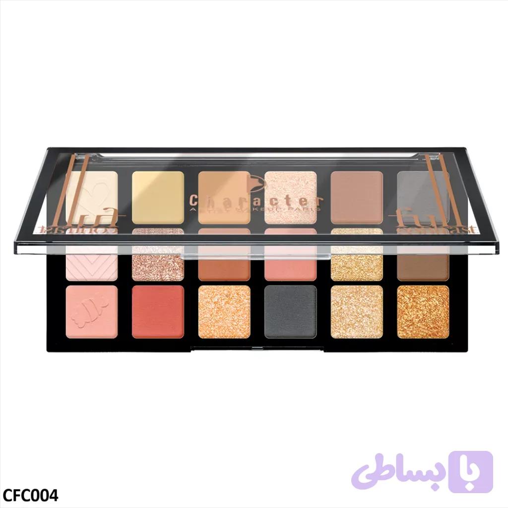 پالت سایه ۱۸ رنگ کارکتر فول کنتراست مدل CFC004 — تصویر 1