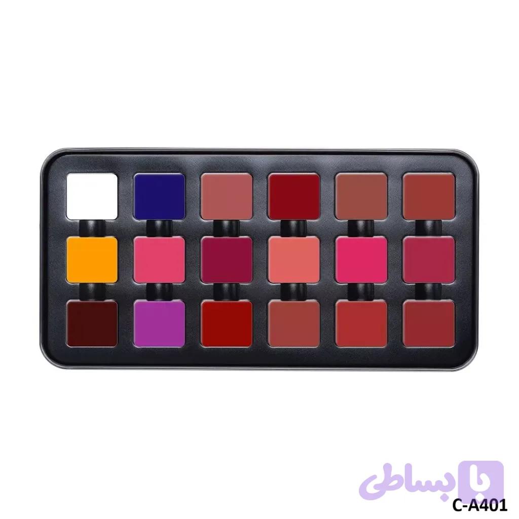پالت رژ لب ۱۲ رنگ کارکتر مدل C-A401 — تصویر 1
