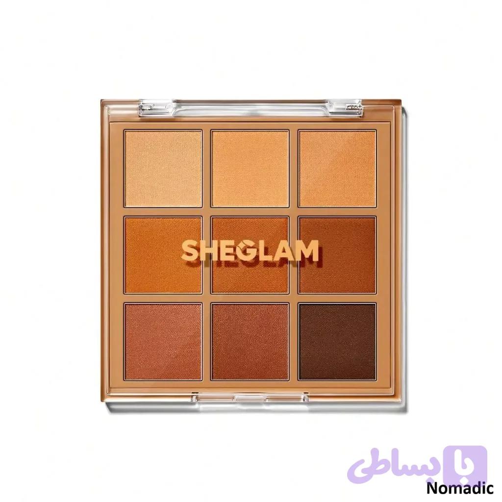 پالت سایه 9 رنگ شیگلم نومادیک | SHEGLAM Nomadic Eyeshadow Palette — تصویر 1