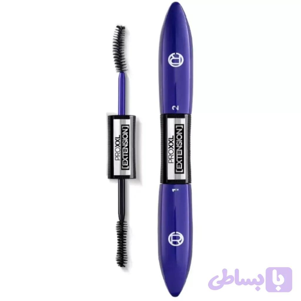 ریمل دو سر حجم‌دهنده و بلندکننده لورآل مدل Pro XXL Extension حجم 12 میل | Pro XXL Extension Mascara – 12ml — تصویر 1
