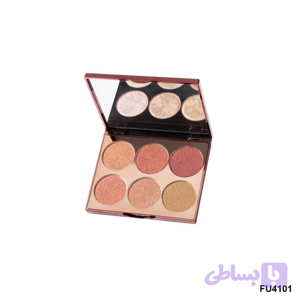 پالت رژگونه 6 رنگ فیوچر میکاپ FU4101 — تصویر 1