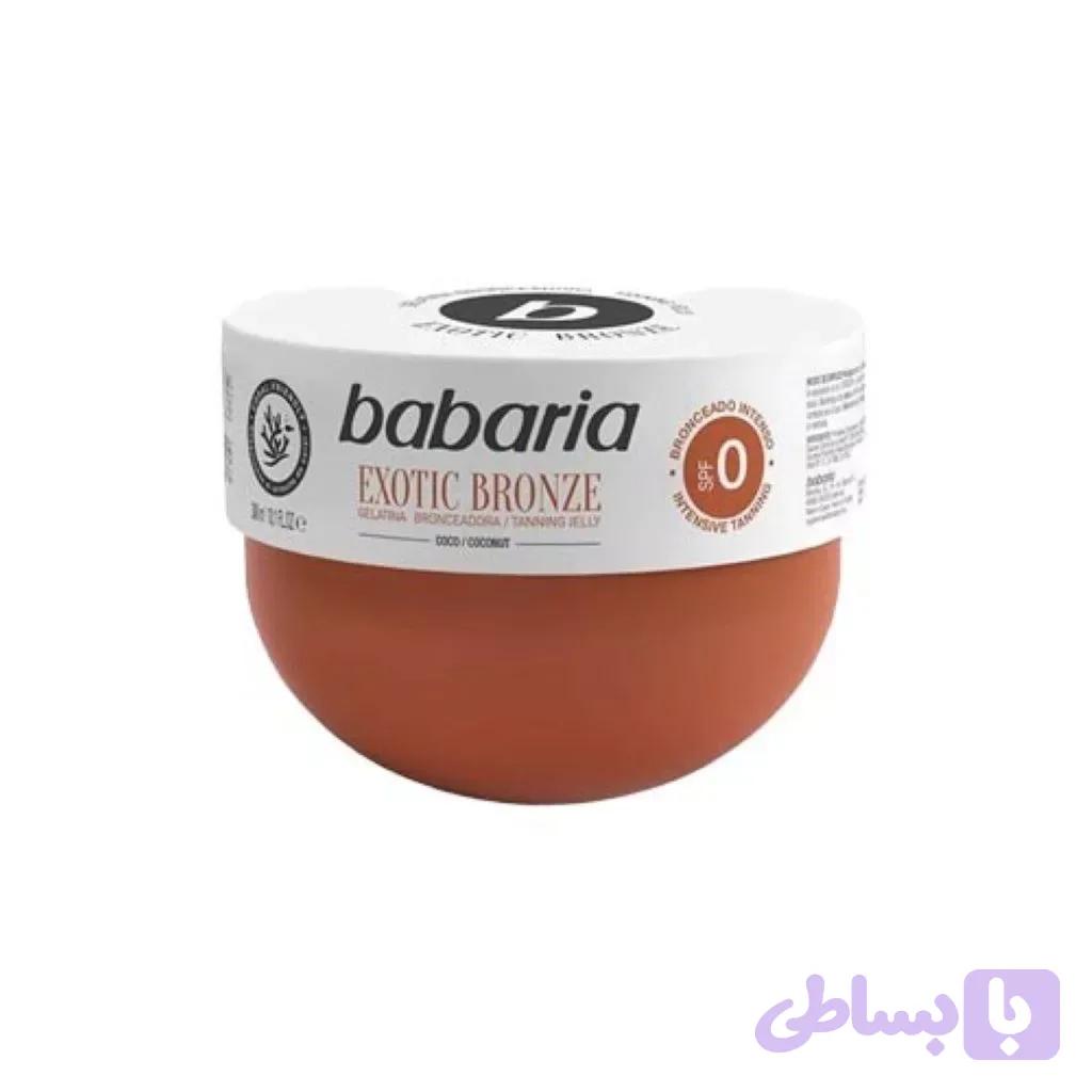 ژل برنزه کننده باباریا اگزاتیک برنز نارگیل SPF0 — تصویر 1
