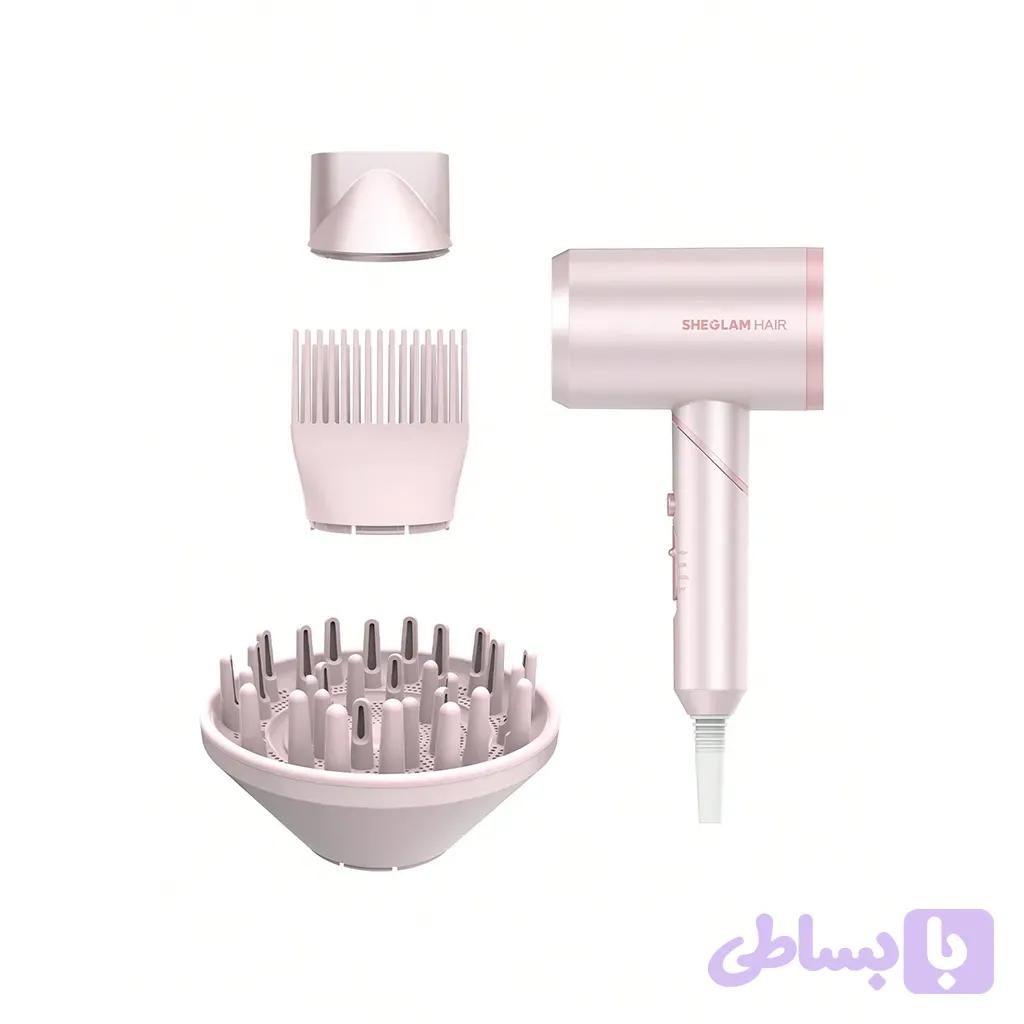سشوار حرفه‌ ای سه‌ کاره شیگلم | SHEGLAM Hair Blowout Bliss Triple Threat Hair Dryer — تصویر 1