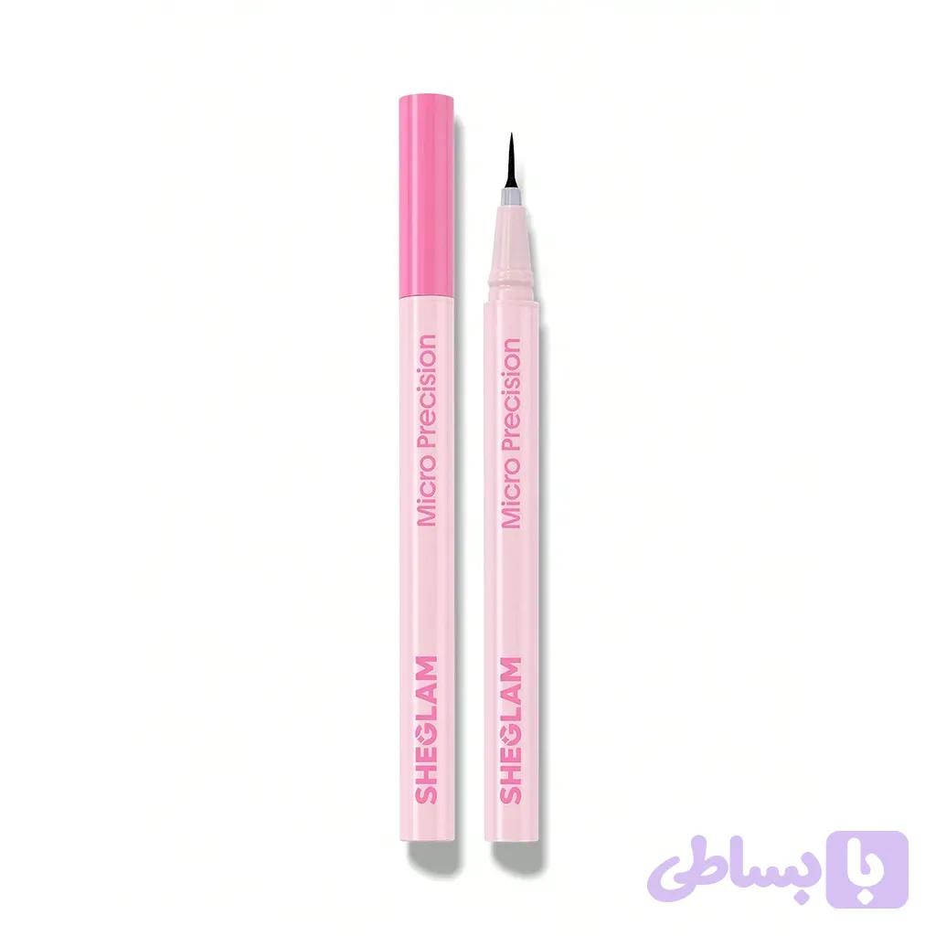 خط چشم ماژیکی فوق‌ ظریف شیگلم Micro Precision | SHEGLAM Micro Precision Eyeliner Black — تصویر 1