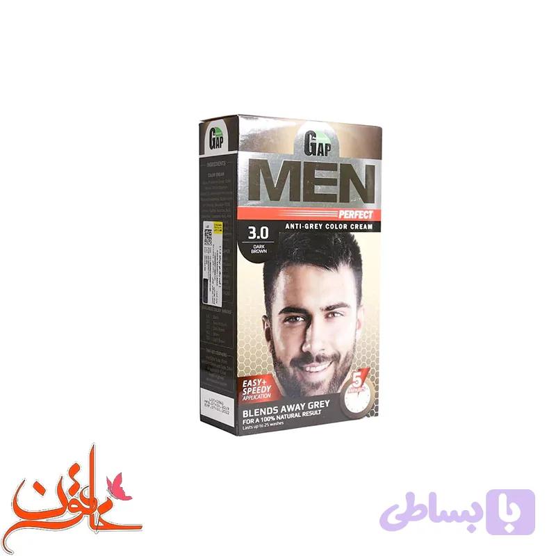 کیت رنگ مو مردانه گپ شماره 3.0