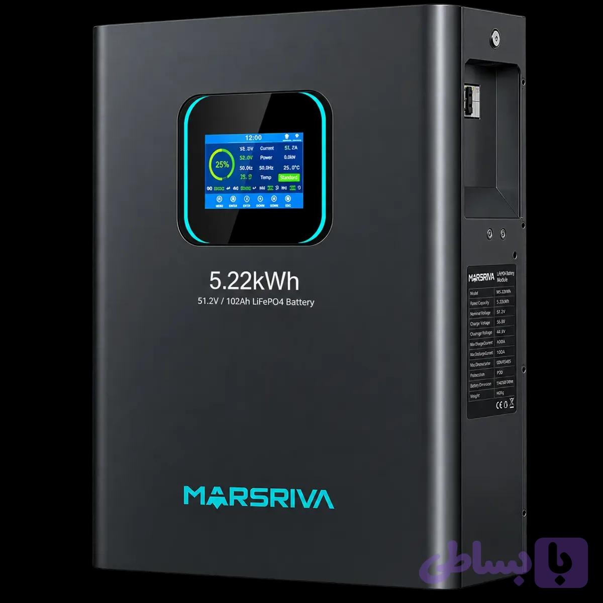 باتری لیتیوم 5kwh / 102 Ah برند MARSRIVA