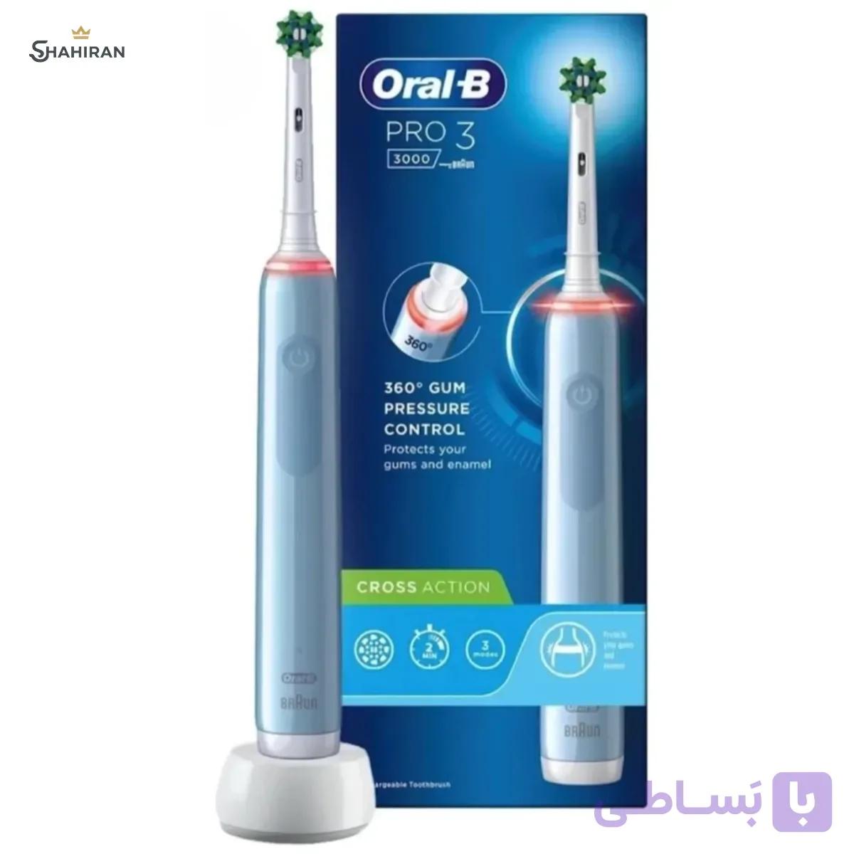 مسواک برقی اورال-بی مدل PRO 3 3000 PURE — تصویر 1