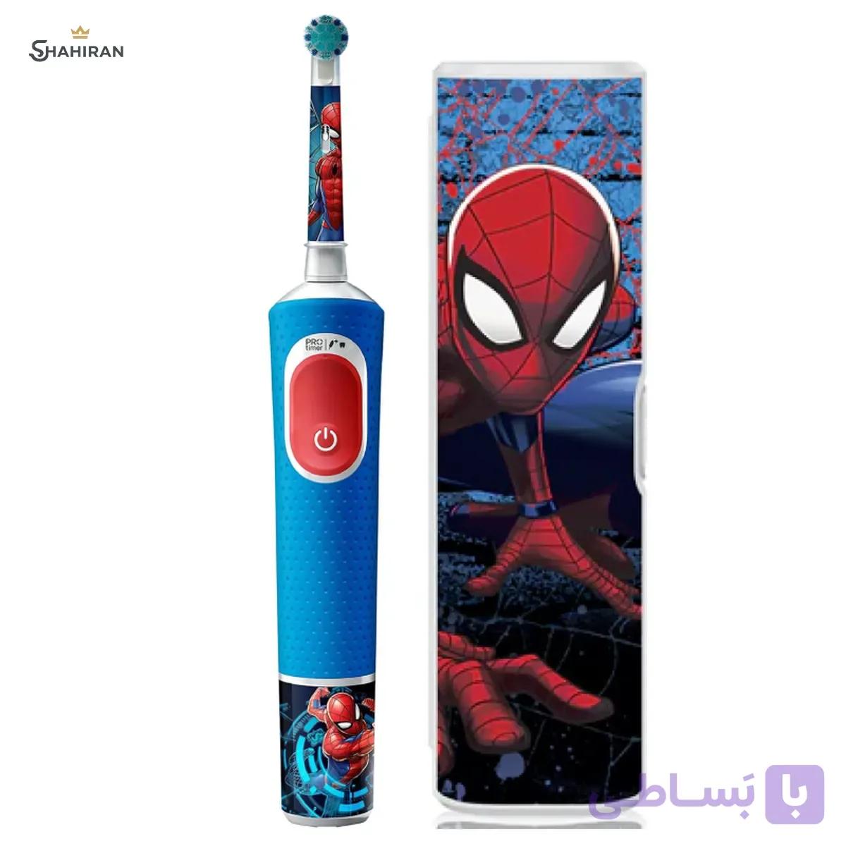 مسواک برقی کودک اورال بی مدل PRO KIDS SPIDER-MAN — تصویر 1