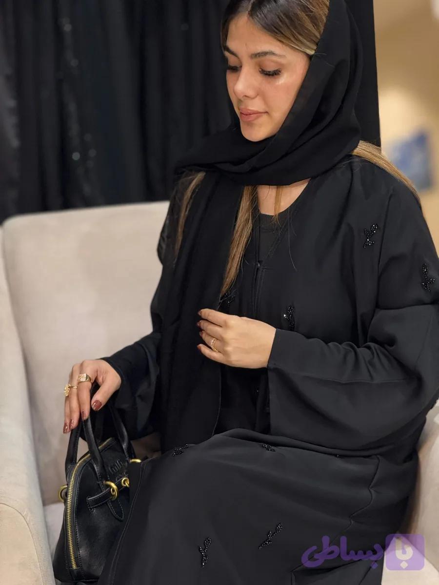 عبا مشکی کد 8-100354 — تصویر 1