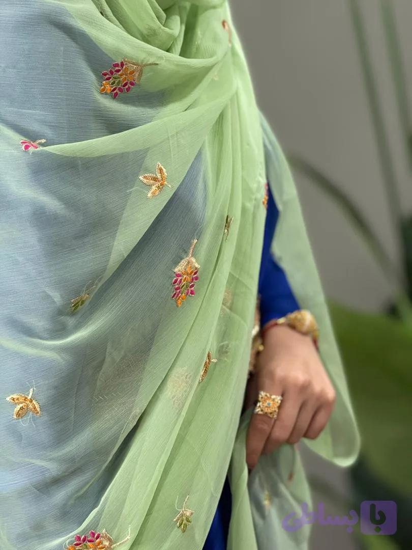 چادر بندری مجلسی مدل شیفون کد 01 — تصویر 1