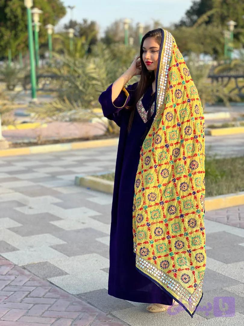 شال سوزن دوزی هندی 002 — تصویر 1
