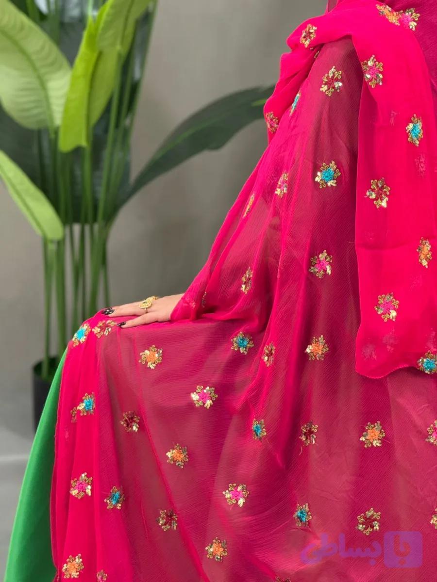 چادر بندری شیفون کد 510003 — تصویر 1