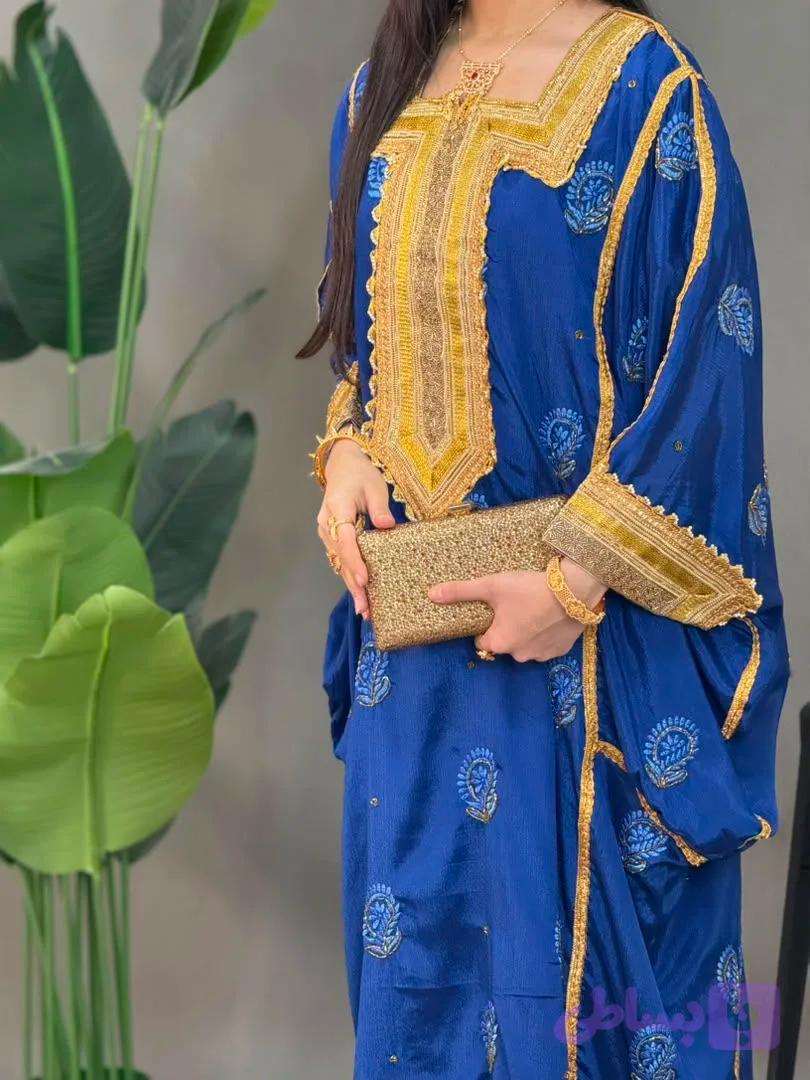 پیراهن زنانه جاسکی طرح ملیله کد 30258 — تصویر 1
