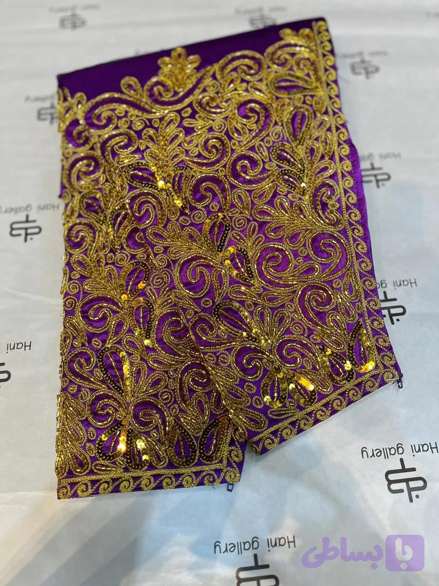 شلوار بندری جنگلی گلابتونی 1-100209