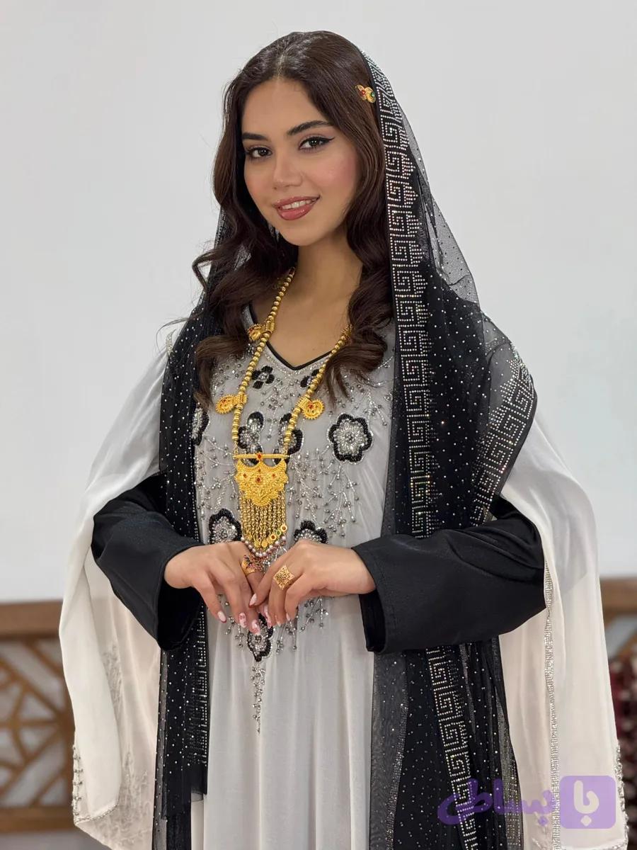 دو تیکه سنگ دوزی مدل نسترن 100367 — تصویر 1