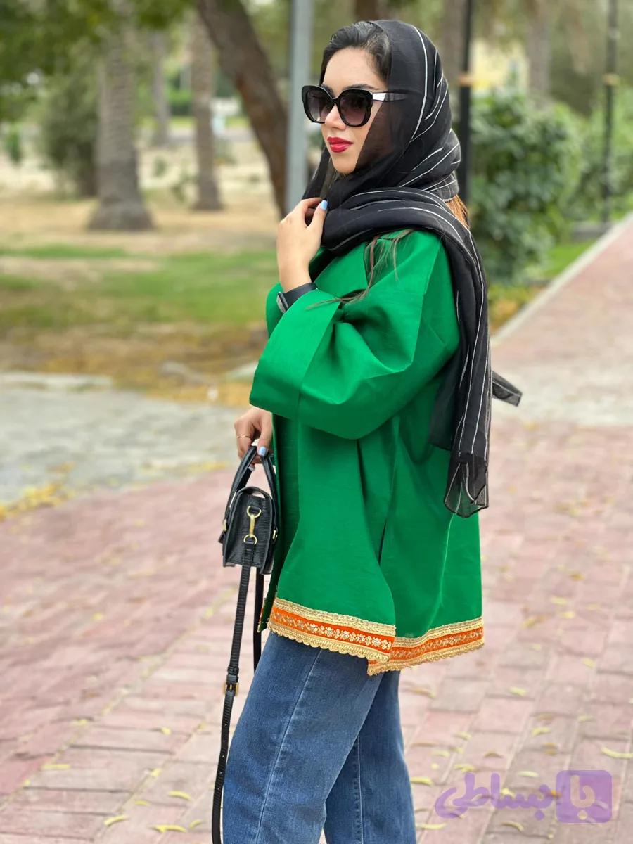 مانتو کتی سنتی کد 100293 — تصویر 1