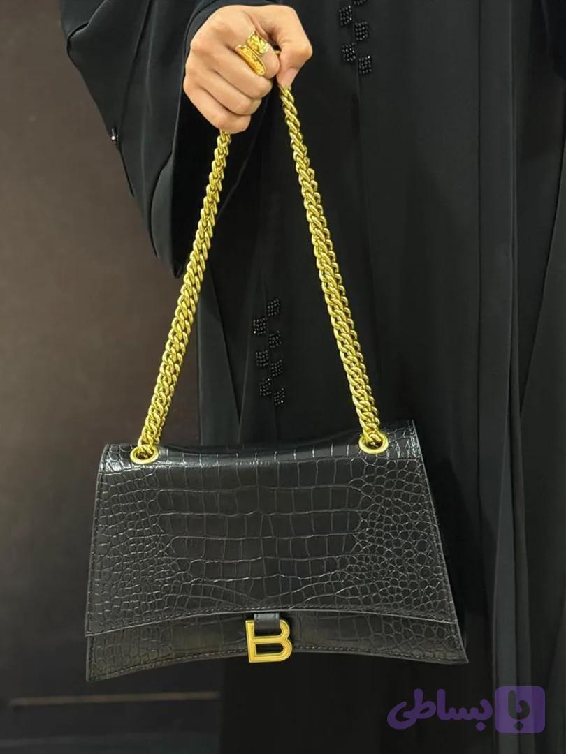 کیف چرم برند B زنجیر دار 000100 — تصویر 1