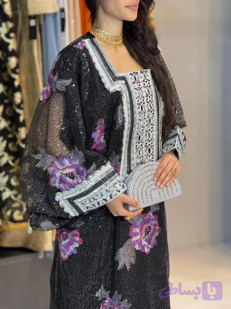 پیراهن سنتی زنانه مدل جاسکی کوتاه کد 1133 — تصویر 1
