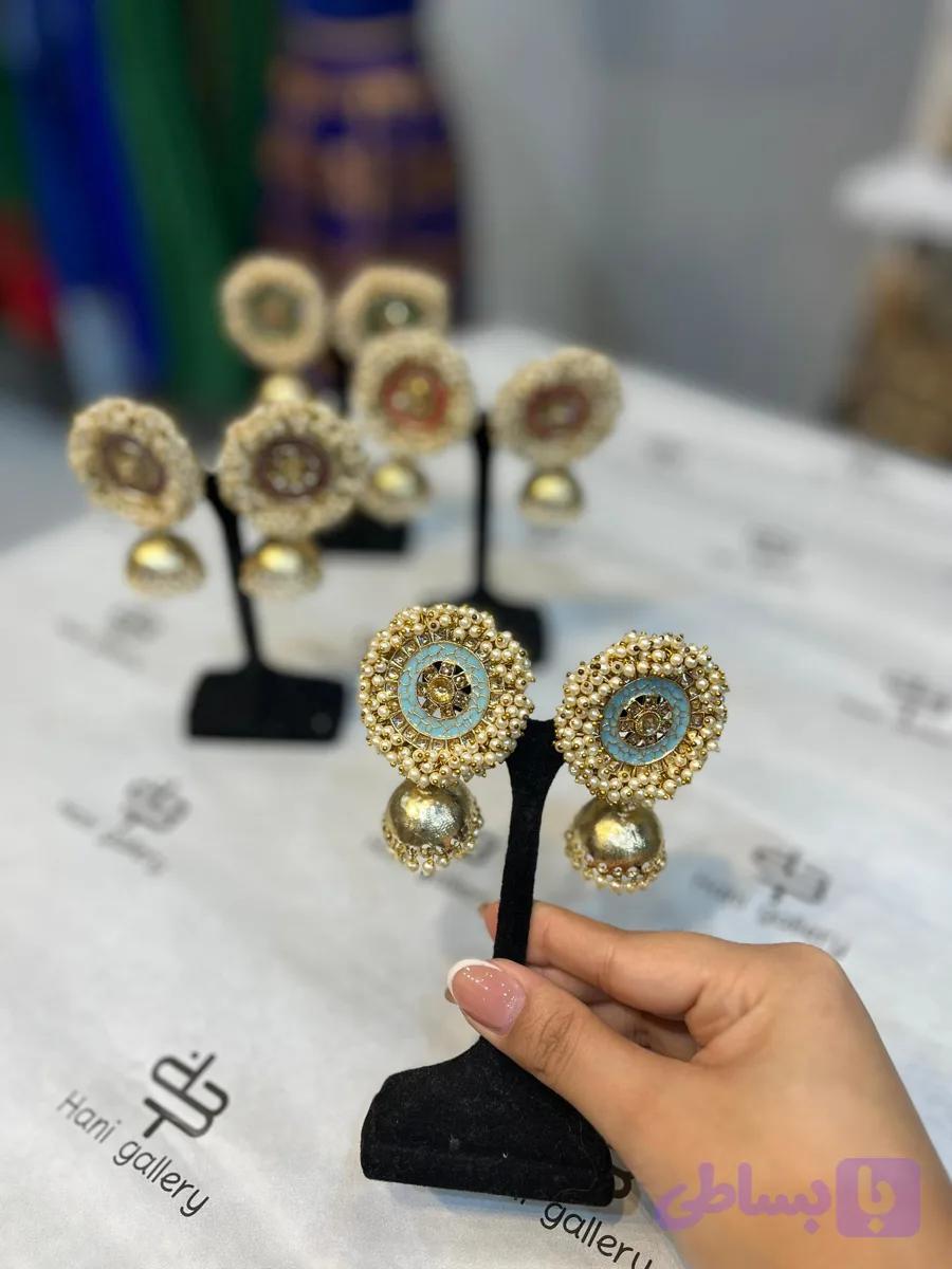 گوشواره هندی کد 00293 — تصویر 1