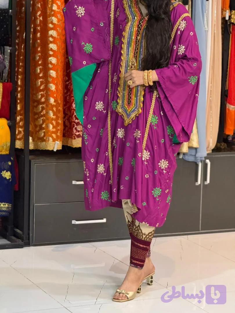 پیراهن سنتی زنانه مدل شیلا کوتاه کد 2020 — تصویر 1