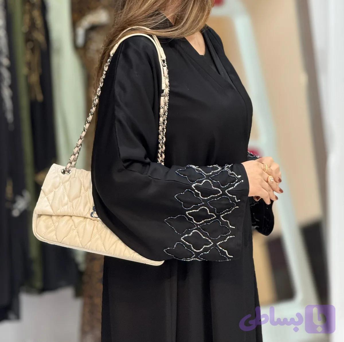 عبا مشکی کد 5-100354 — تصویر 1