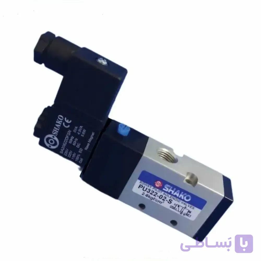 شیر برقی شاکو سایز سایز 1/4 2-3   PU322-02-S