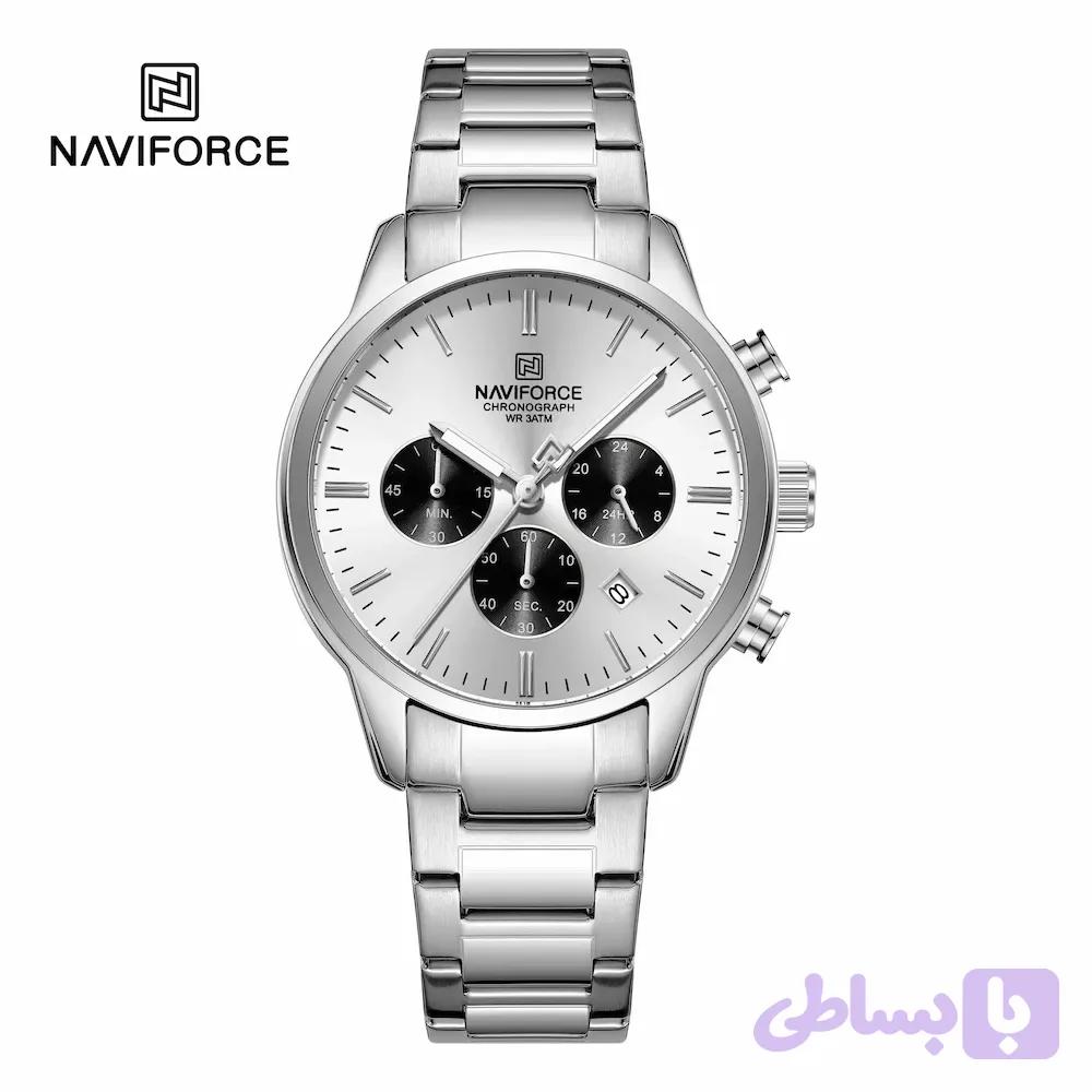 ساعت مردانه نیوی فورس Naviforce NF 8076 S/W/S
