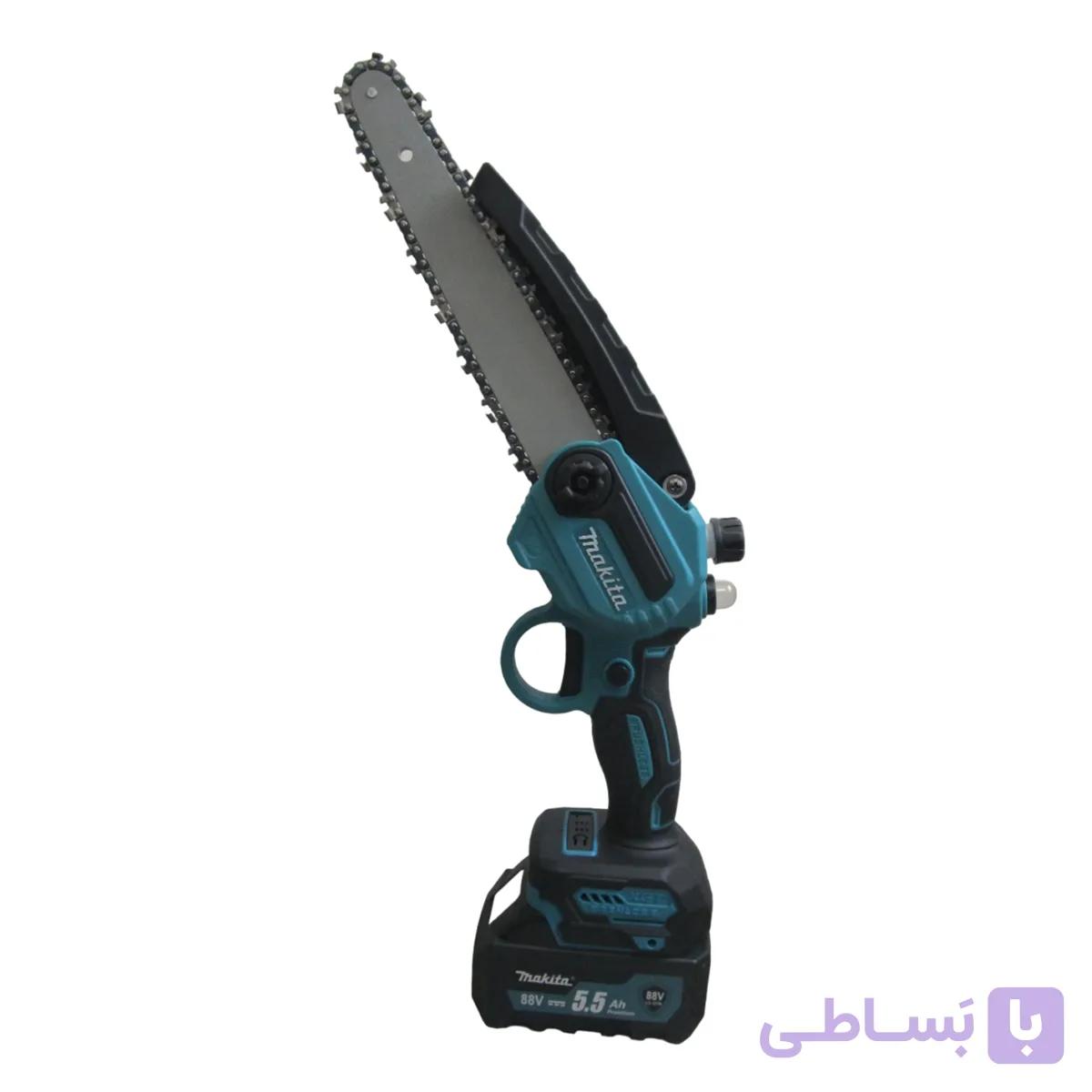 اره زنجیری شارژی ماکیتا مدل براشلس 20cm — تصویر 1
