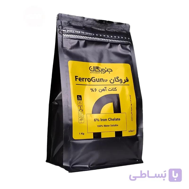 کود آمینوکلات آهن جنوبگان مدل فروگان وزن 1 کیلوگرم
