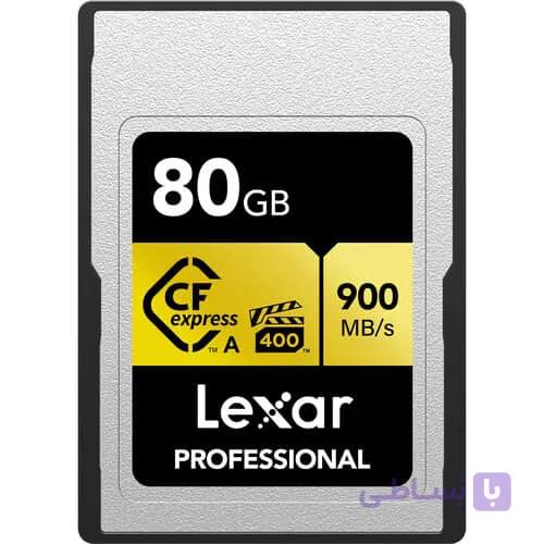 کارت حافظه لکسار Lexar 80GB CFexpress Type A Card GOLD