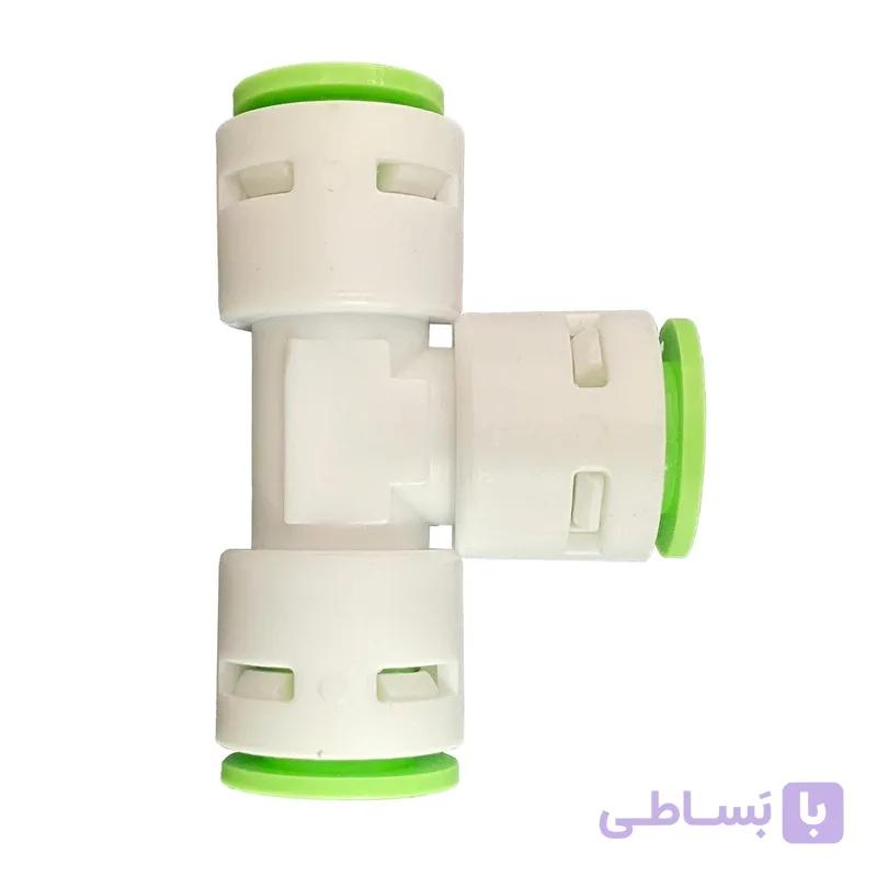 سه راهی فیتینگی تصفیه آب تکومن (Tecomen) مدل T-3/8 — تصویر 1