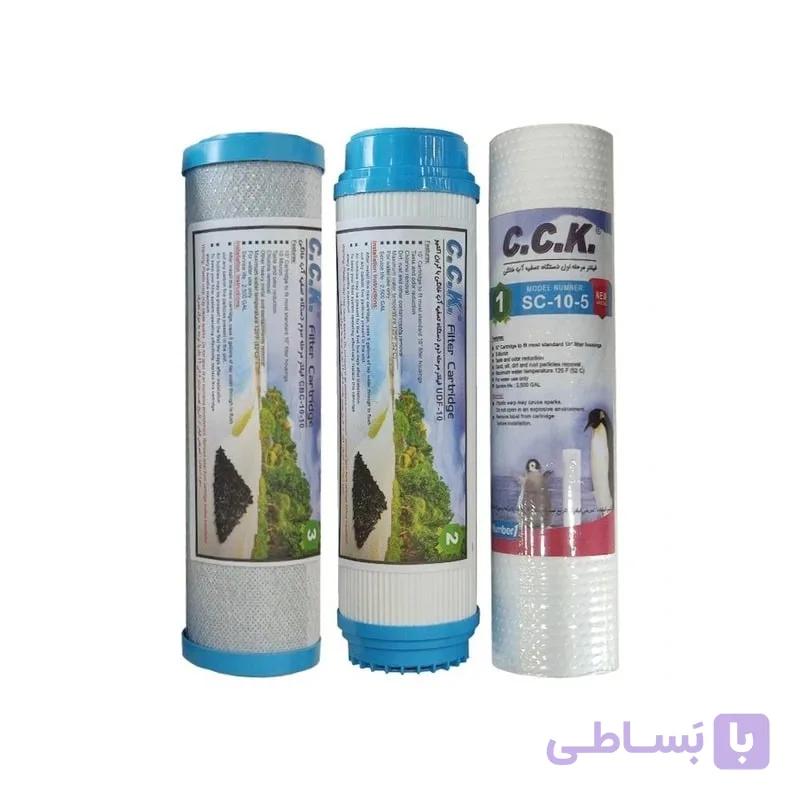 ست فیلتر مرحله 1و 2 و 3 توس دستگاه تصفیه آب خانگی
