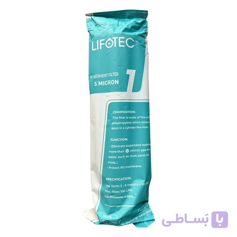 فیلتر مرحله 1 دستگاه تصفیه آب خانگی LIFOTEC — تصویر 1
