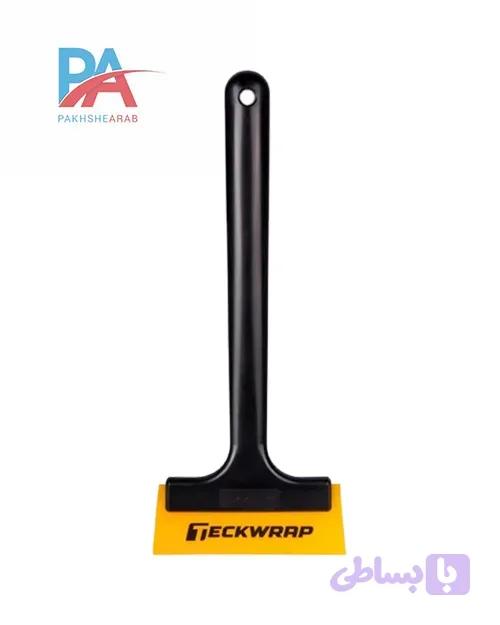 کاردک لاستیکی دسته بلند تک رپ مخصوص شیشه دودی و نصب PPF | TeckWrap Long Handle Rubber Squeegee — تصویر 1